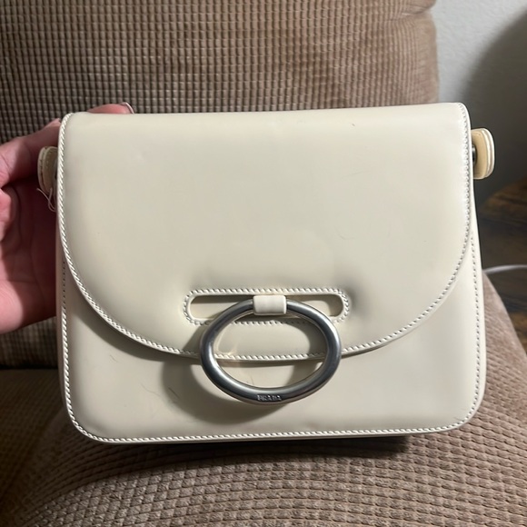 White Prada shoulder bag with authenticity card - Picture 5 of 16
